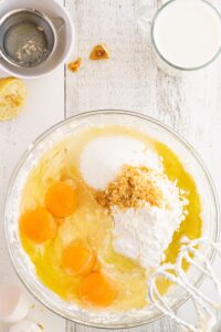 vanilla cake wet ingredients