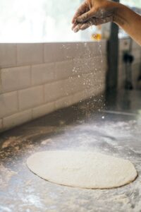 Shaping the Pizza Dough