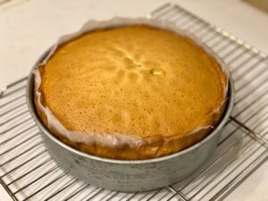 vanilla cake bake