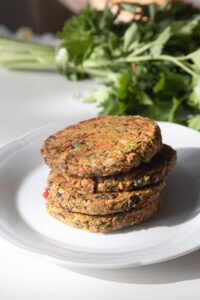 bean burger patties